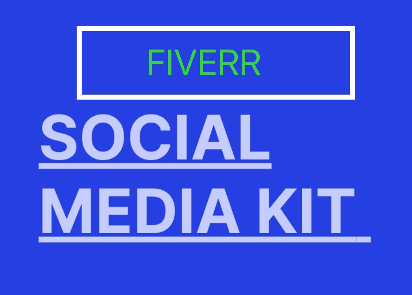 what is social media kits on fiverr