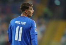 daniel maldini italy national team debut