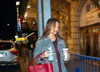 Katie Holmes spotted in New York City November 2024