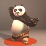 Kung Fu Panda VR game cabinet at IAAPA Expo 2024