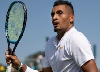 Nick Kyrgios Australian Open match player attire