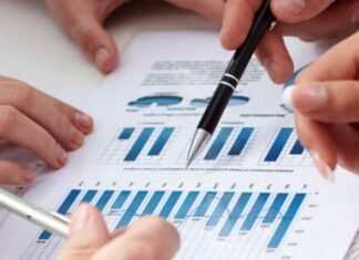 financial metrics analysis chart