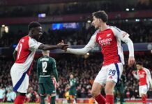 bukayo-saka-celebration-champions-league