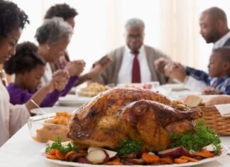 chosen family celebrating thanksgiving