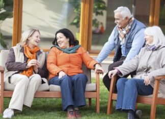 elderly women traveling together