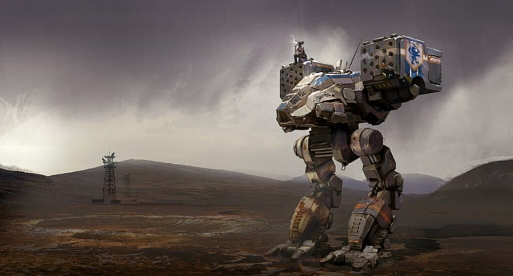 Mecha BREAK game screenshot battle scene