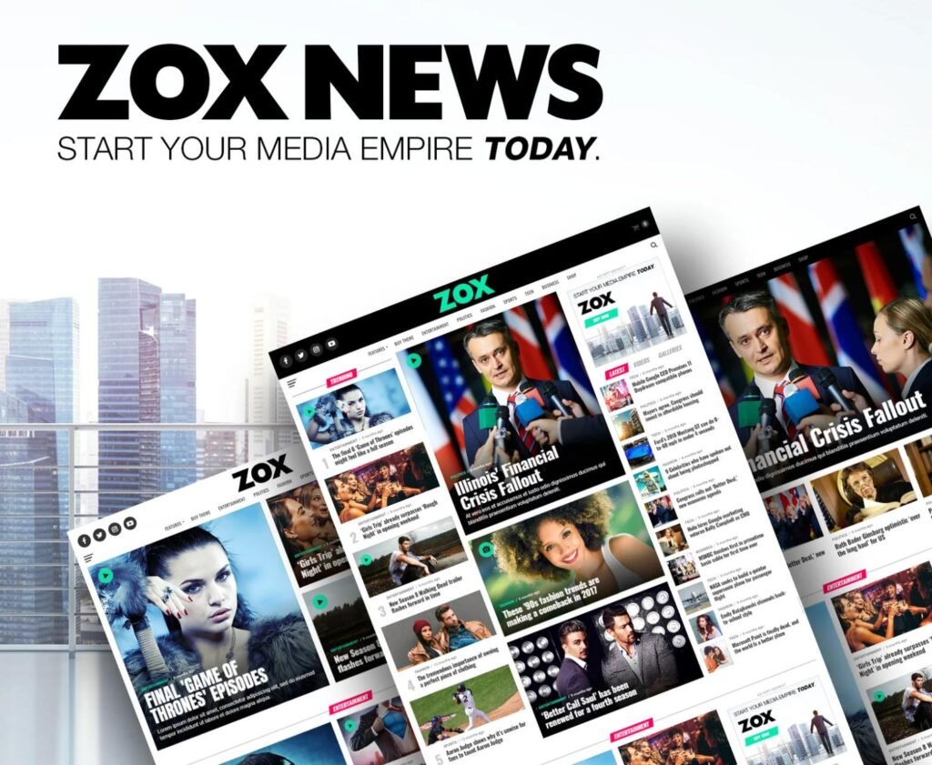does zox theme need elementor plugin