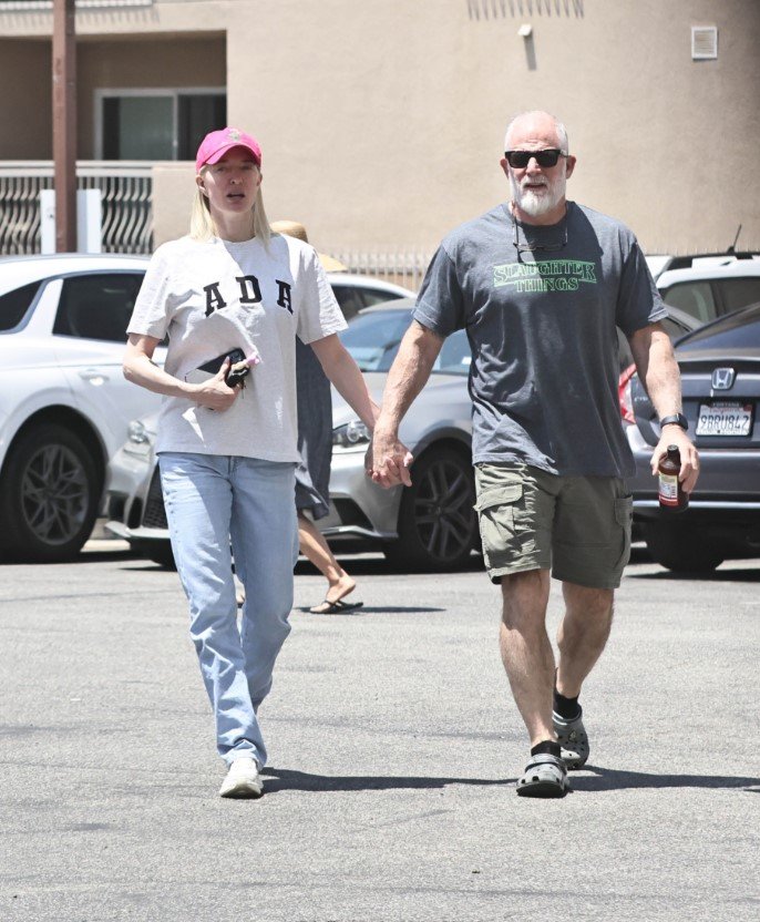 erika jayne john mcphee holding hands los angeles