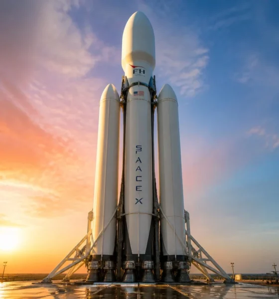 Roman Space Telescope Falcon Heavy launch from Kennedy