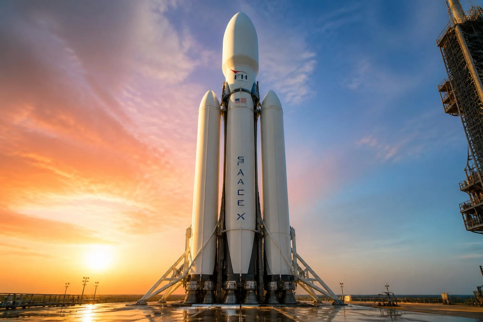 Roman Space Telescope Falcon Heavy launch from Kennedy