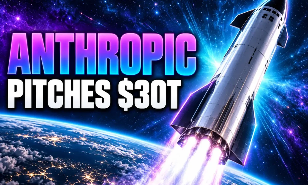 Anthropic $30 trillion TAM pitch versus SpaceX