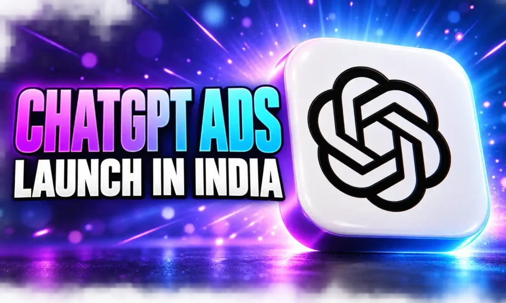 ChatGPT ads launch in India for free users