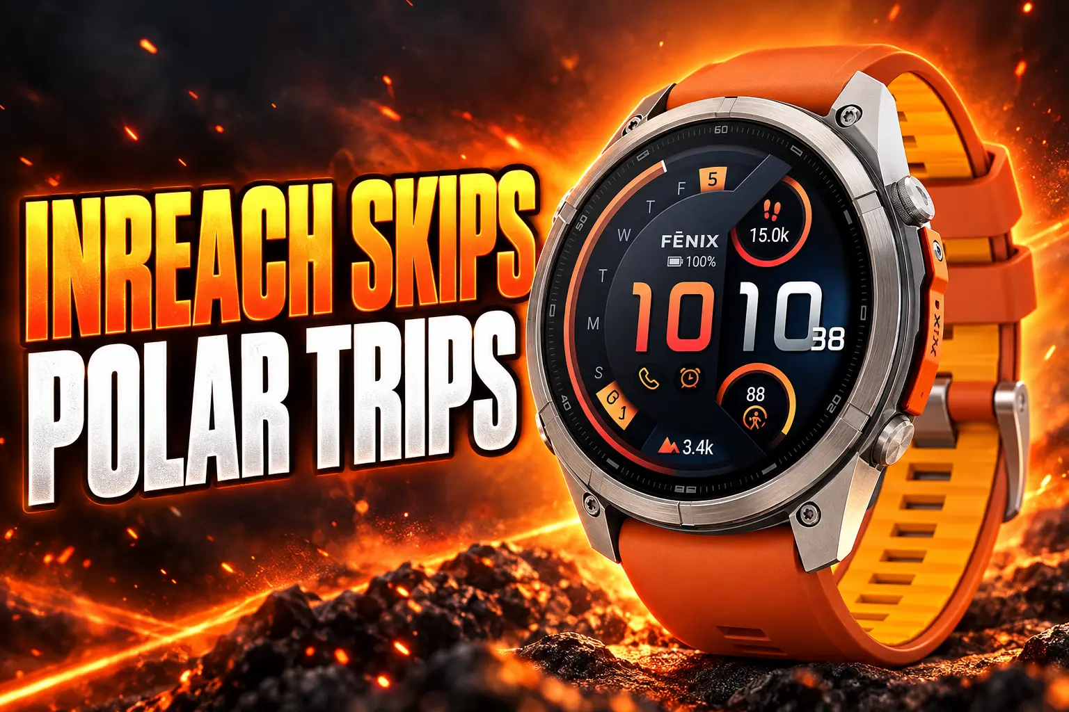 Garmin Fenix 9 Pro inReach skips polar satellite