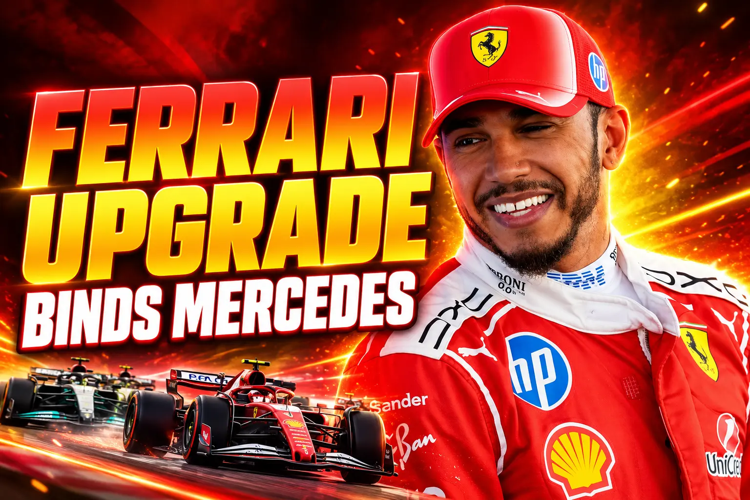 Hamilton Ferrari upgrade binds Mercedes Monza