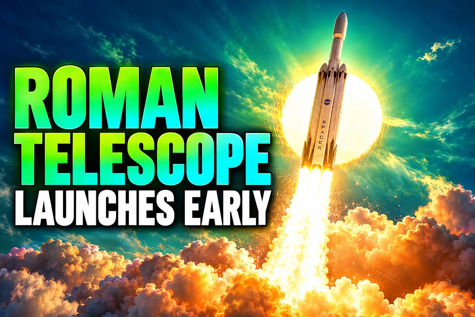 Roman Space Telescope Falcon Heavy launch early