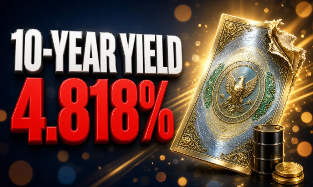 US 10-year Treasury yield peaks 4.818% September