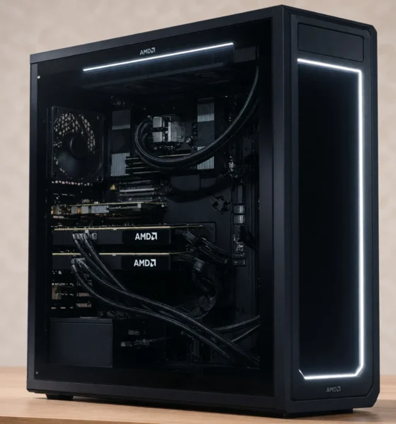 AMD Threadripper Halo Station IFA two Instinct MI350P