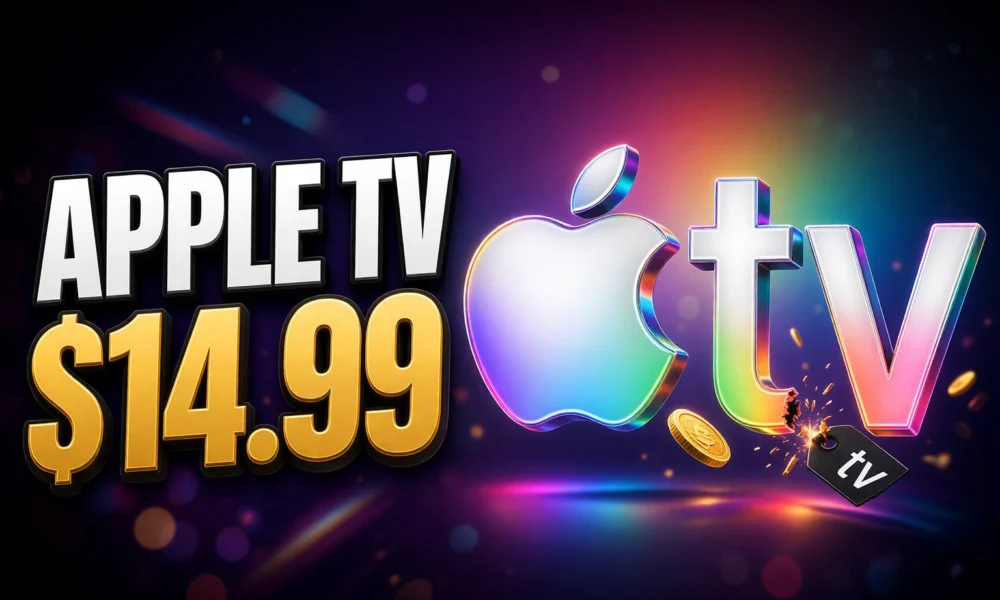 Apple TV monthly price hike to $14.99 US