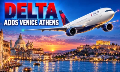 Delta Boston Venice Detroit Athens 2027 nonstop flights