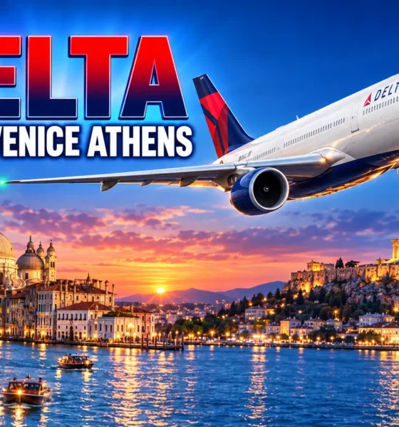 Delta Boston Venice Detroit Athens 2027 nonstop flights