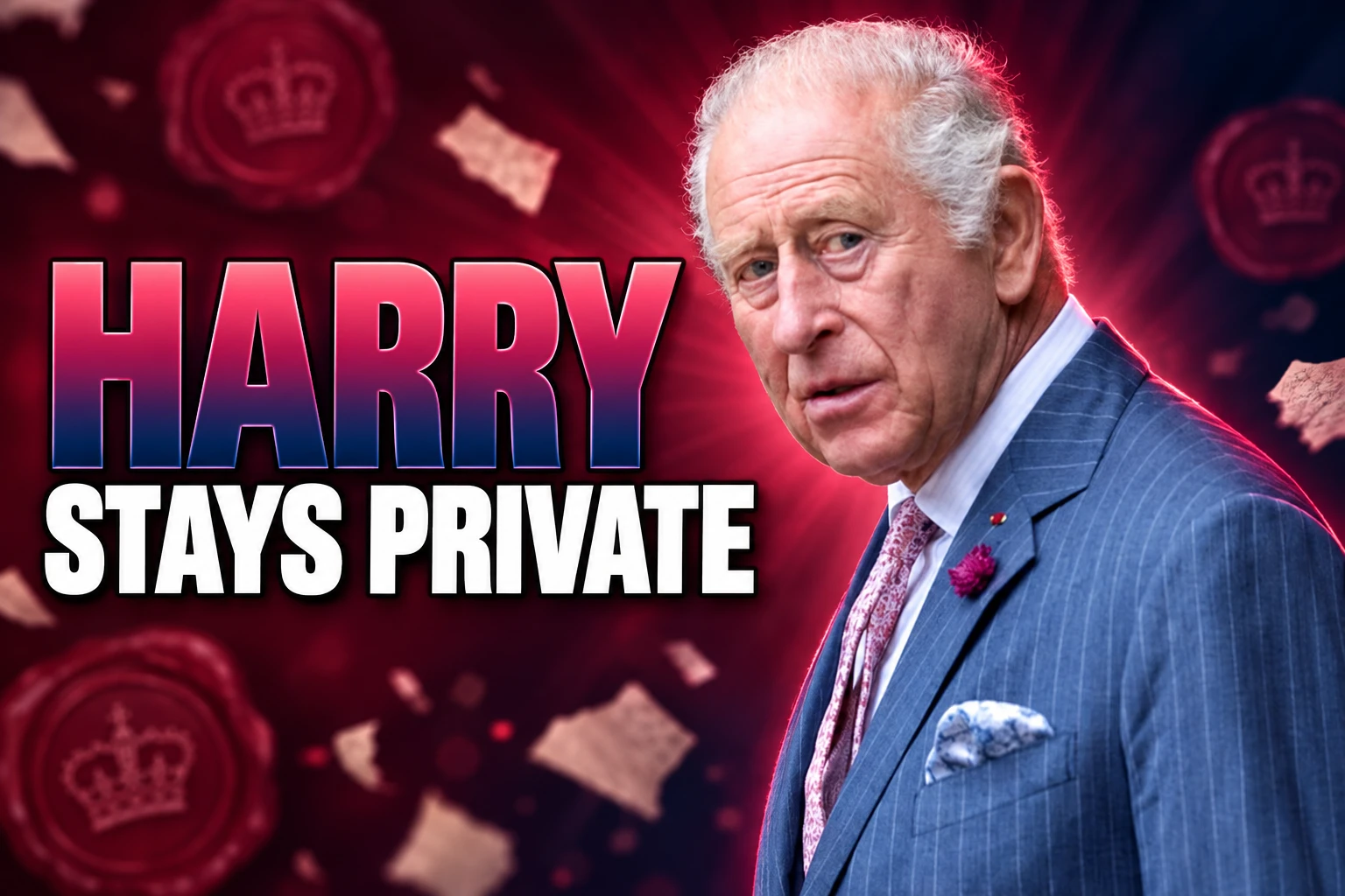 King Charles letter Harry remains private citizen