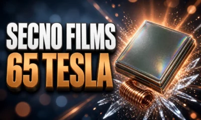 SECNO nickelate films superconductivity past 65 tesla