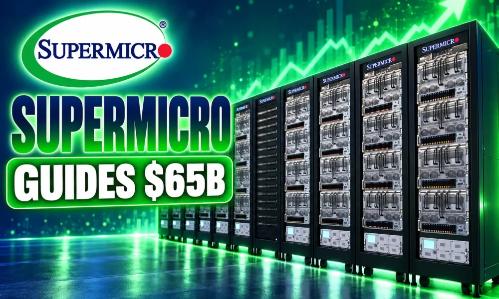 Super Micro $65 billion fiscal 2027 sales guide