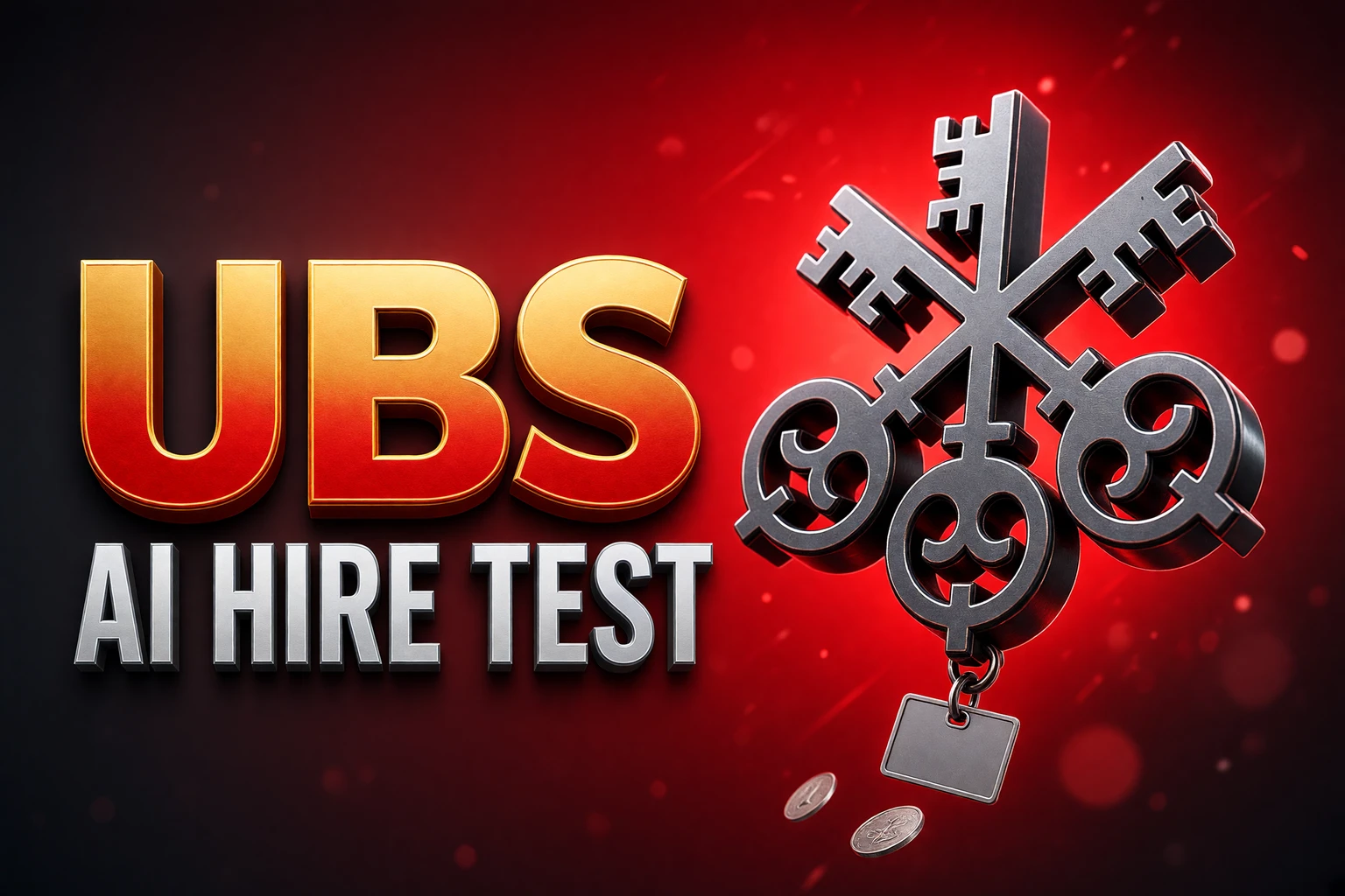 UBS 2027 graduate intern AI fluency hiring test