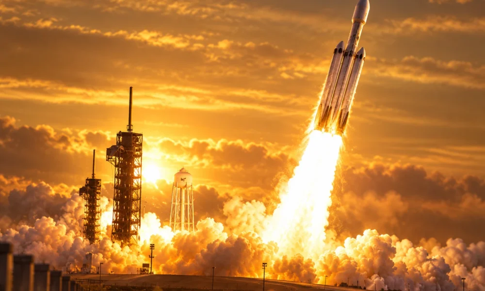 Roman Space Telescope Falcon Heavy launch Kennedy