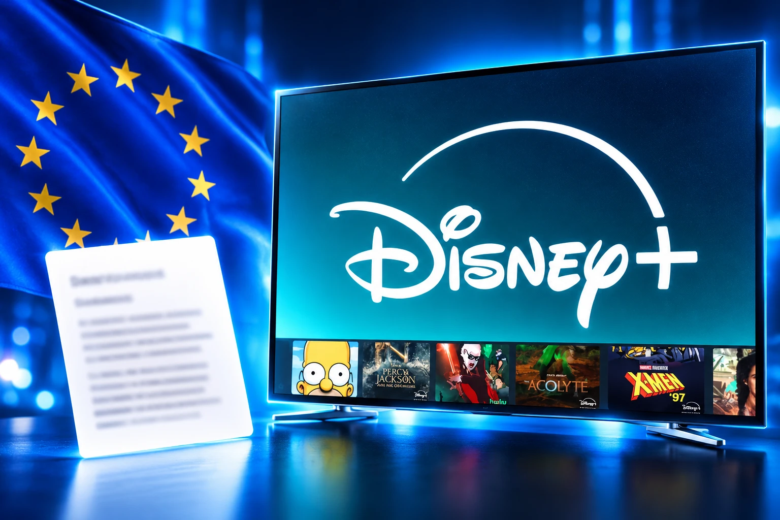 Disney Plus Premium Europe subscriber agreement ads