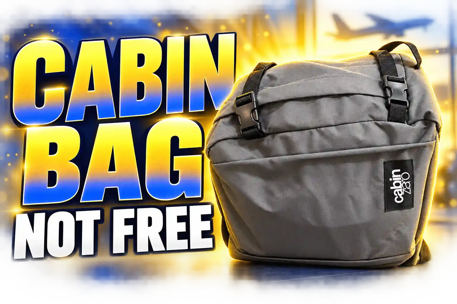 EU cabin bag not free personal item only